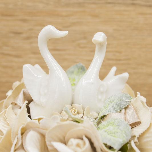 Sacchettone con Cigni e Sali Profumati La Vie en Rose