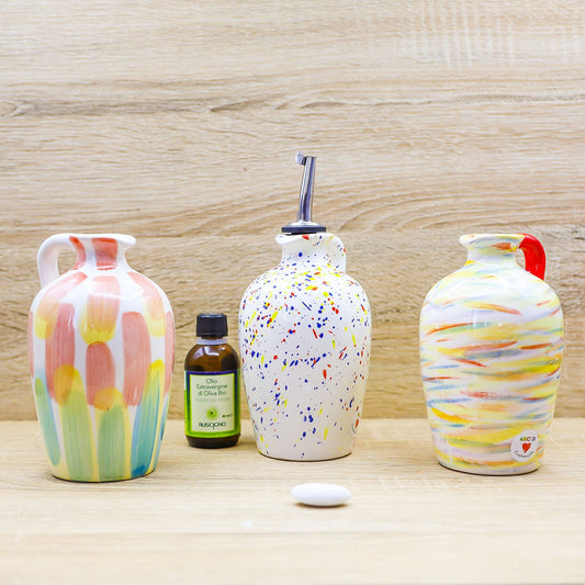 Oliera Anfora Decorata 6 Modelli Assortiti Cuore Matto