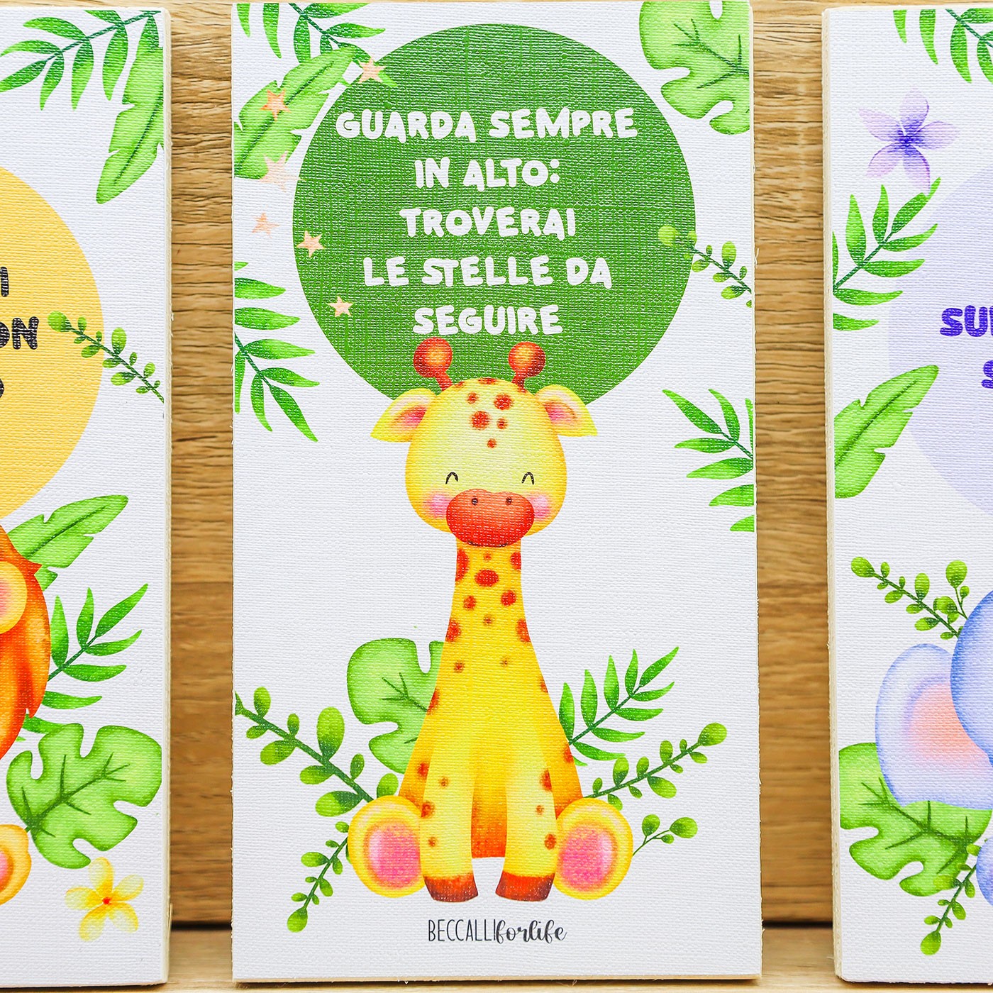 Quadretto Tema Safari Beccalli