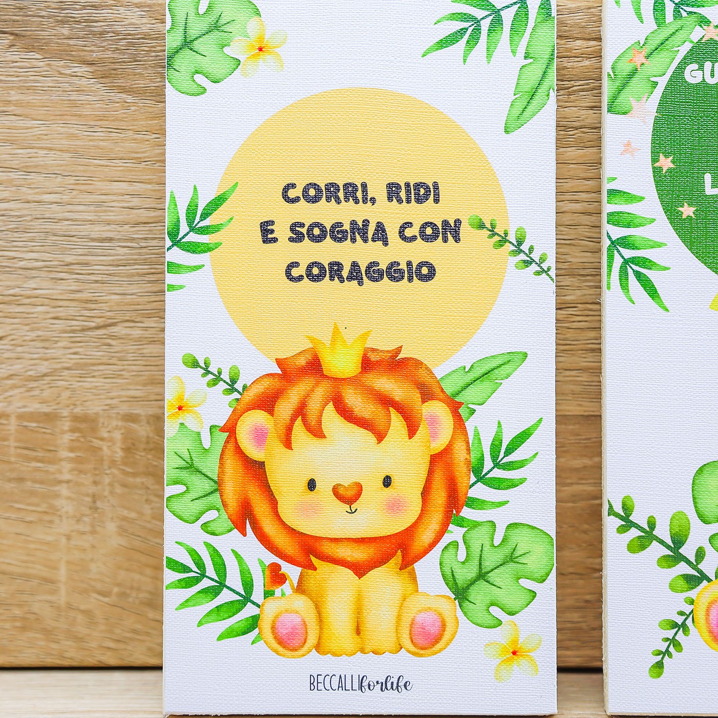 Quadretto Tema Safari Beccalli