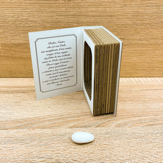 Portaconfetti  Scatolina Libro Comunione