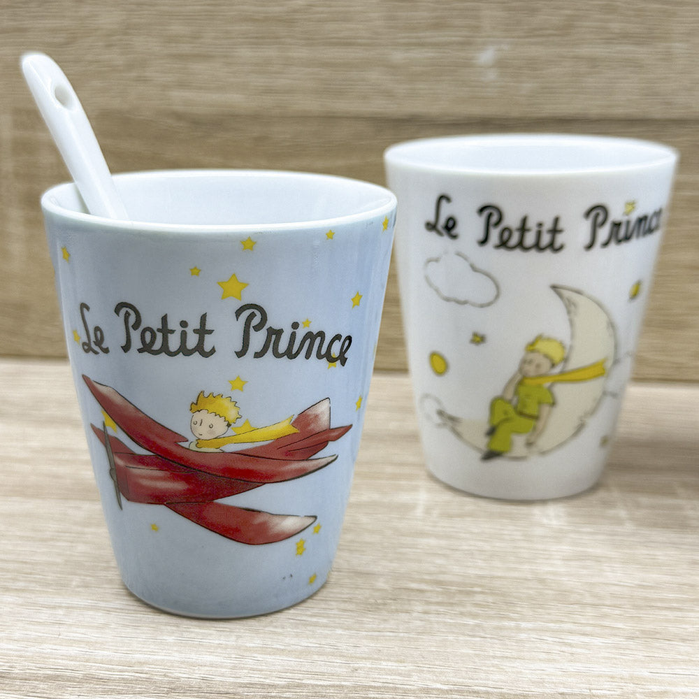 Set Tazzine Aereo e Luna Il Piccolo Principe