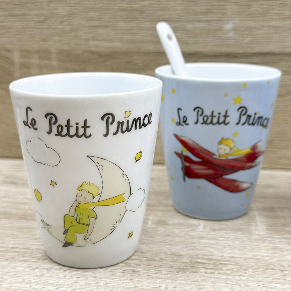 Set Tazzine Aereo e Luna Il Piccolo Principe