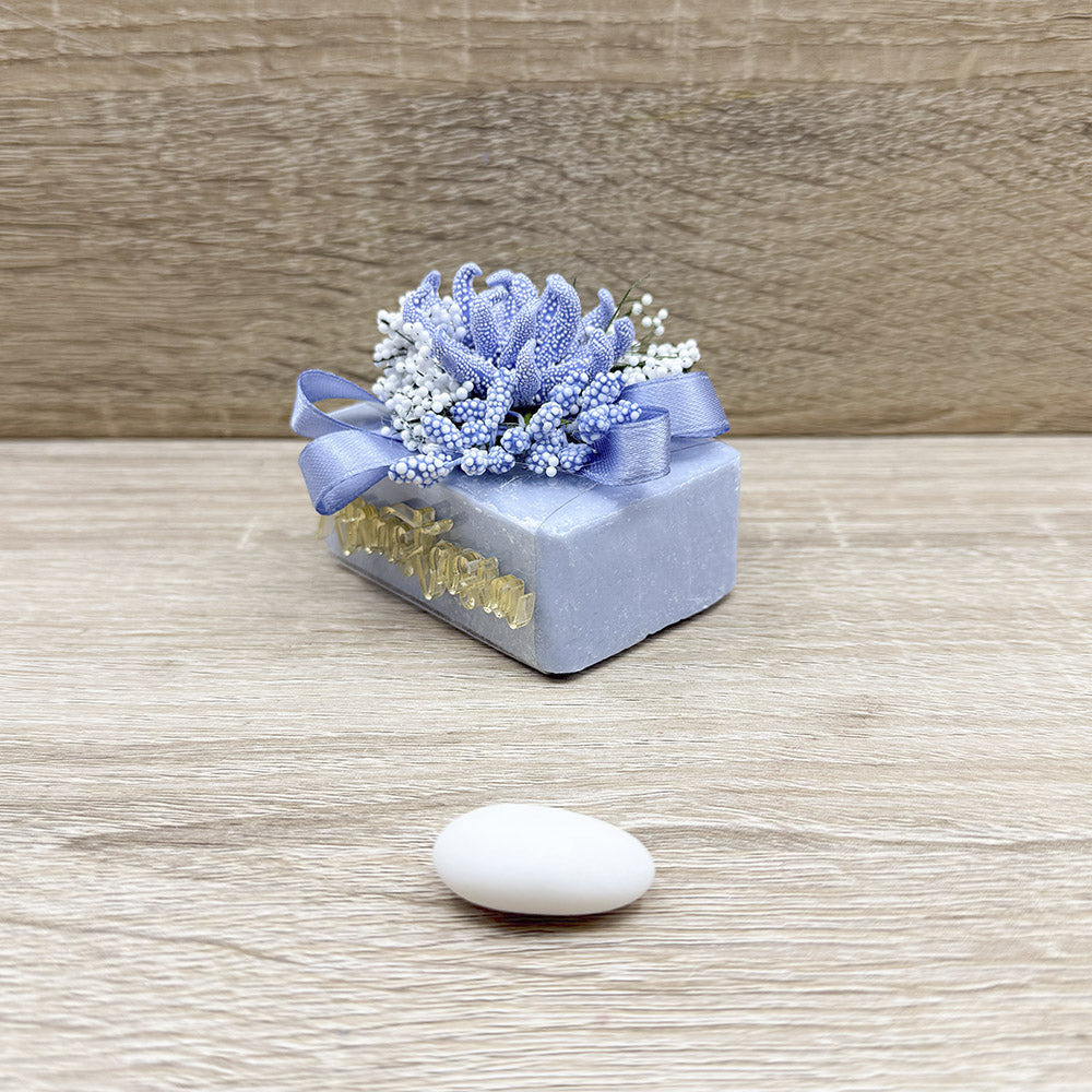 Sapone Profumato con Nome Personalizzato e Anemone
