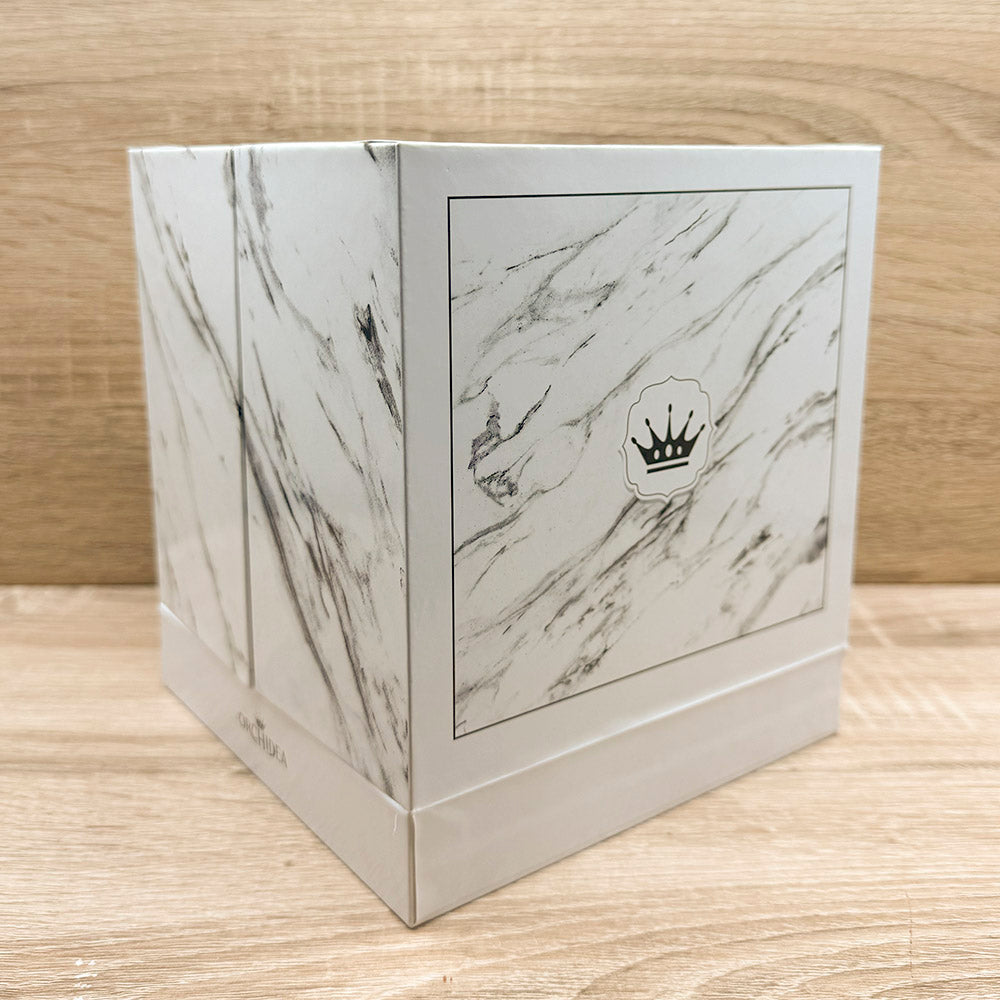Coppia Innamorati con Base Oro Orchidea