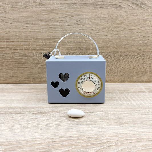 Radio Cassa Vintage Avion e Argento Baratti