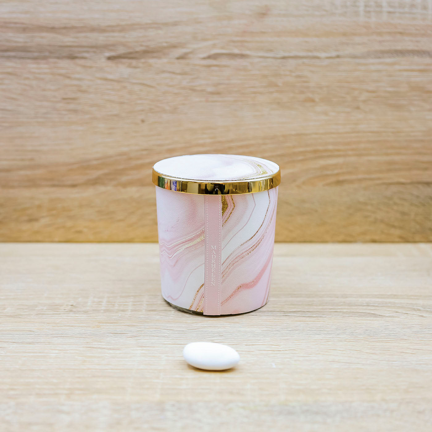 Candela Profumata "Linea Marmo" Rosa Madrhèlen