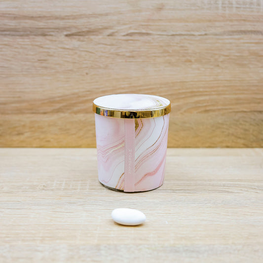 Candela Profumata "Linea Marmo" Rosa Madrhèlen
