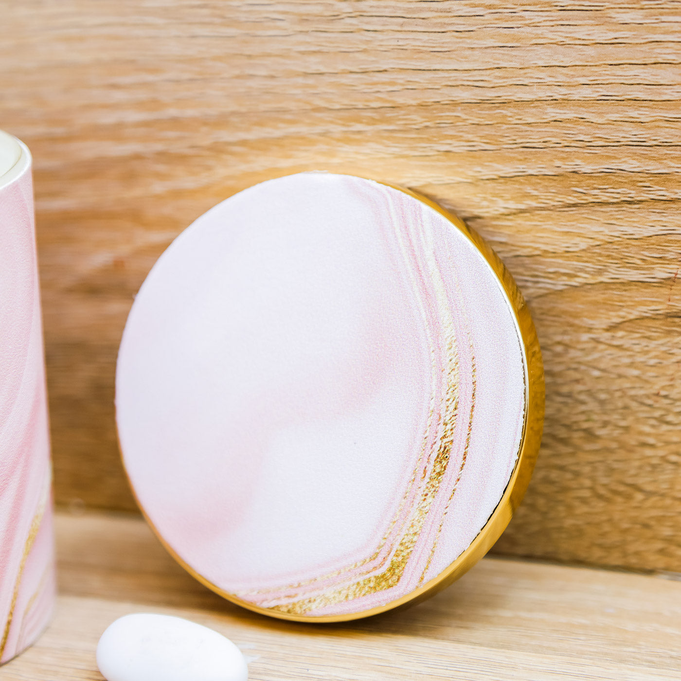 Candela Profumata "Linea Marmo" Rosa Madrhèlen