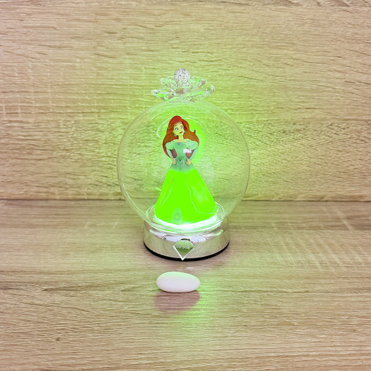 Campana Led Ariel Disney Orchidea Bomboniere