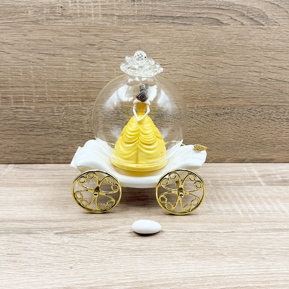 Carrozza con Campana Bella Disney Orchidea Bomboniere