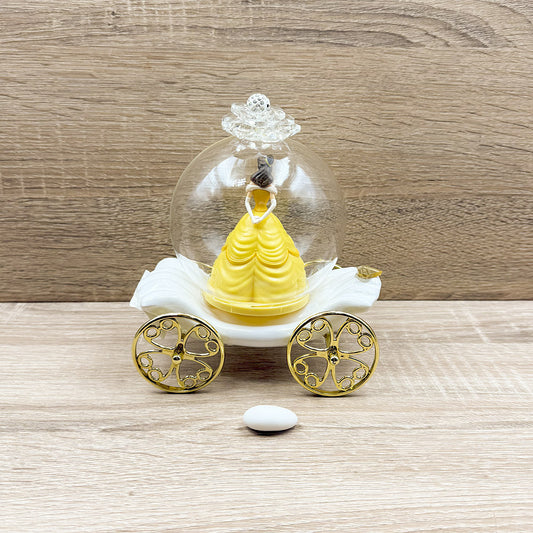 Carrozza con Campana Bella Disney Orchidea Bomboniere