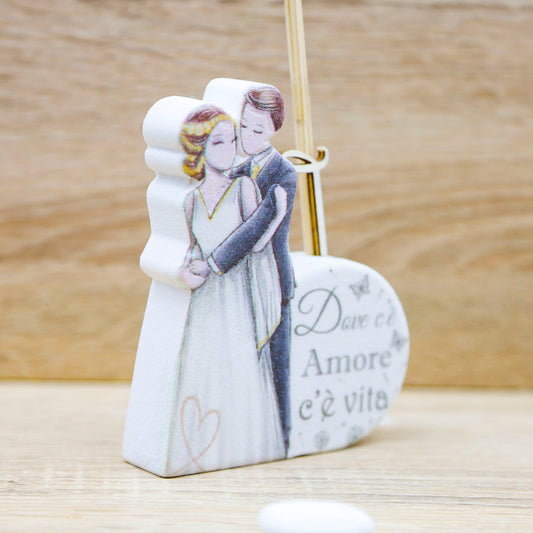 Profumatore Coppia di Sposi "Amore" Linea Naomi Dolcicose