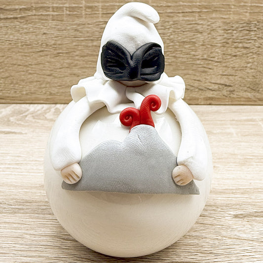 Pulcinella con Vesuvio Bella Napoli