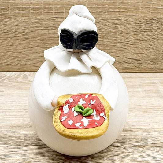 Pulcinella con Pizza Bella Napoli