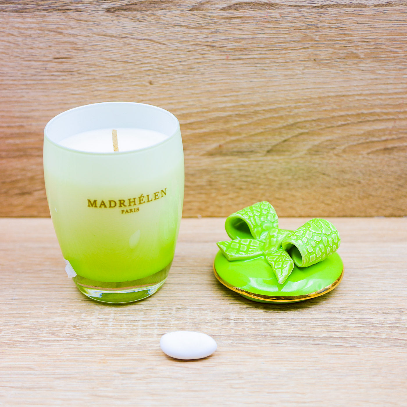 Candela Verde con Fiocco "Linea Papillon" Madrhèlen