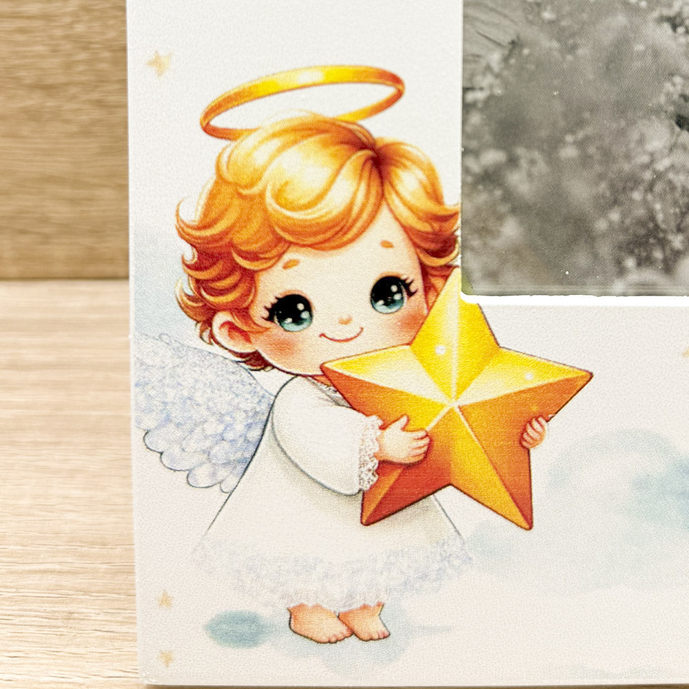 Portafoto con Angelo Celeste Claraluna