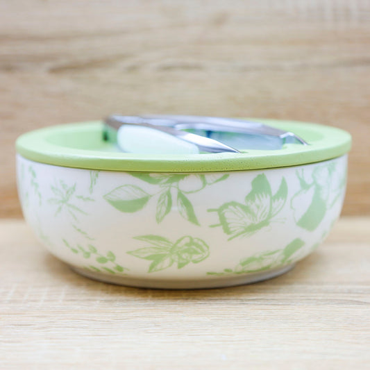 Schiaccianoci Floreale Verde "Linea Flora" Madrhélen