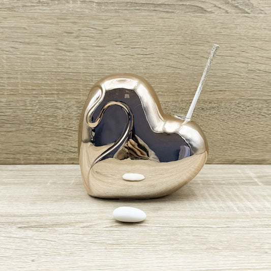 Profumatore Cuore Oro Rosa Claraluna