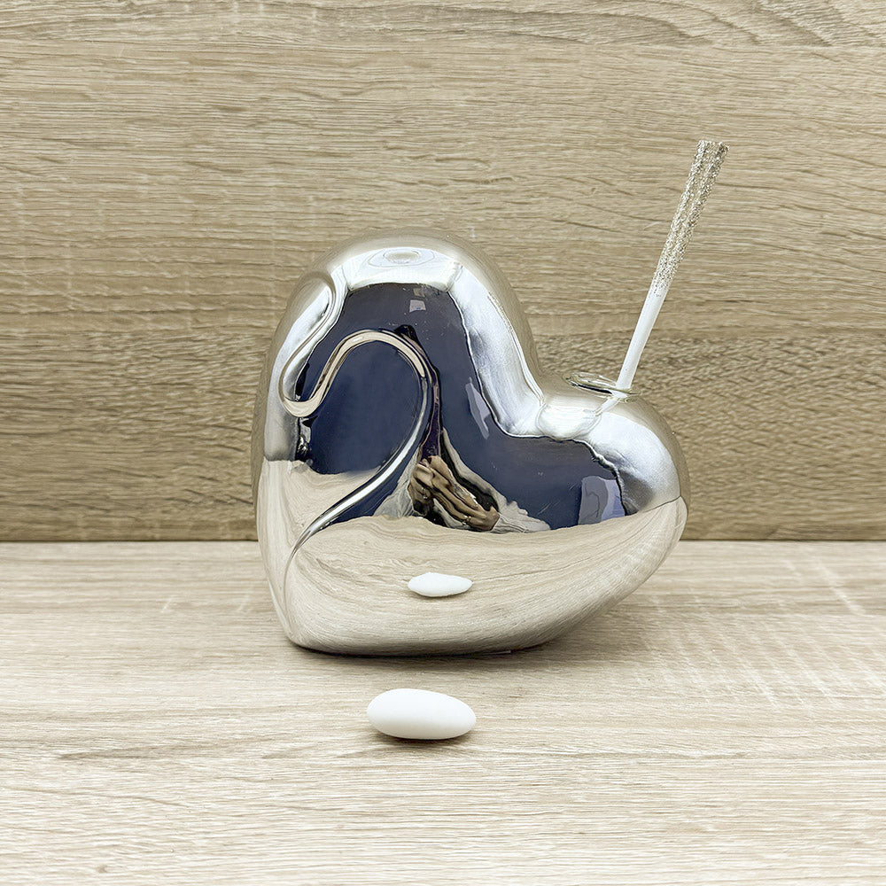 Profumatore Cuore Argento Claraluna