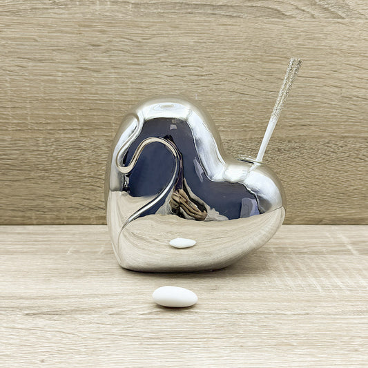 Profumatore Cuore Argento Claraluna