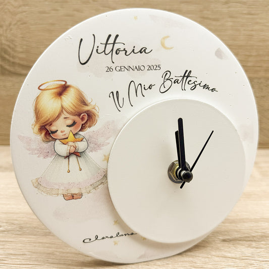 Orologio Rosa con Angelo Claraluna