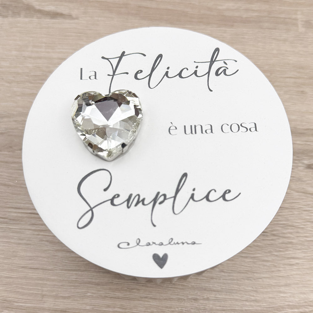 Scatola con Cuore Claraluna