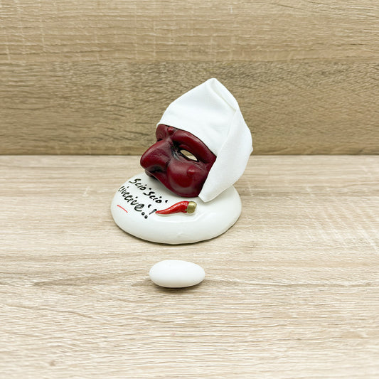 Maschera Pulcinella Bella Napoli