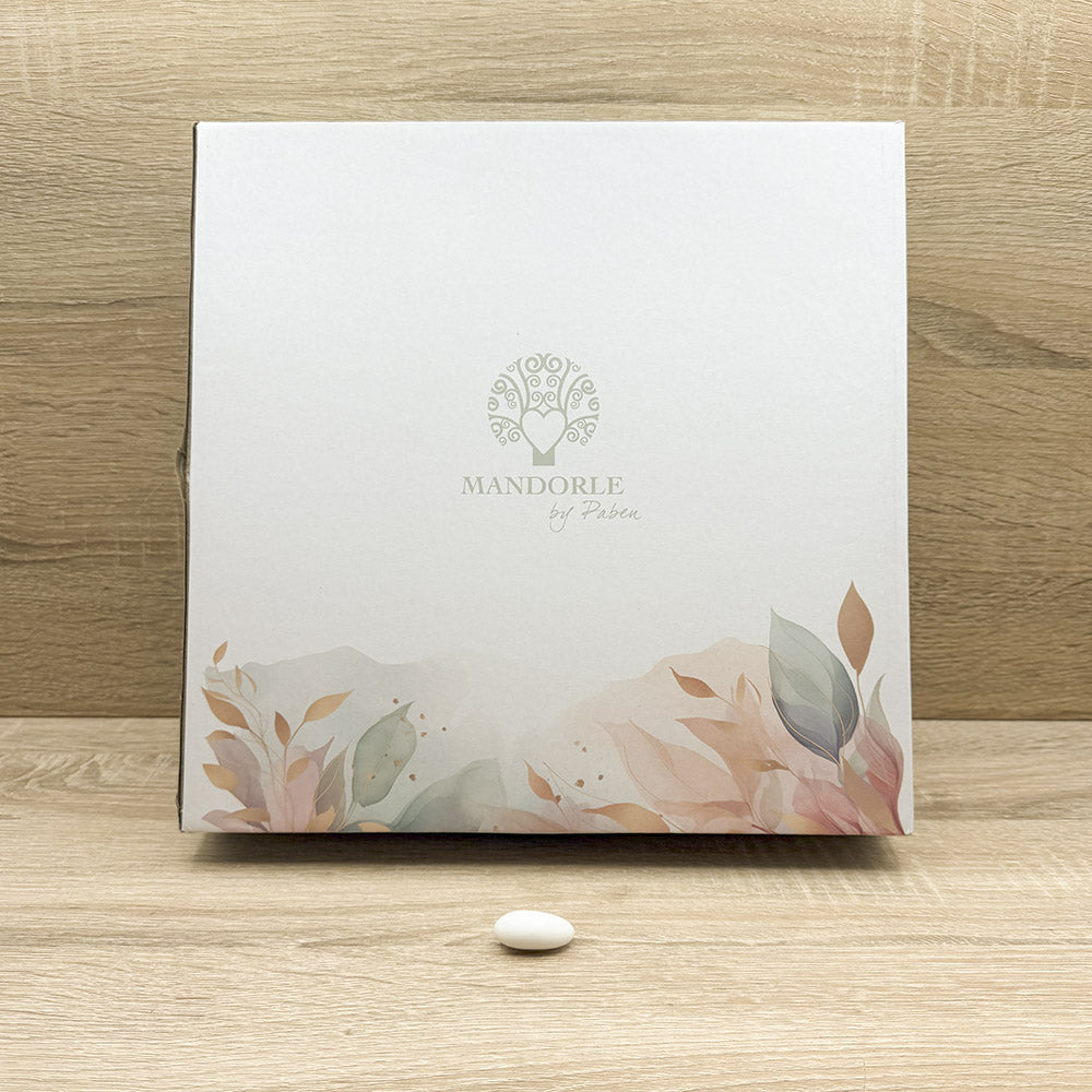 Set 4 Ciotole Cuore con Vassoio Fiori Mandorle by Paben