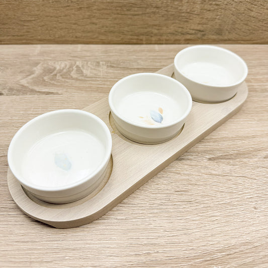 Set 3 Ciotole Fiori Mandorle by Paben