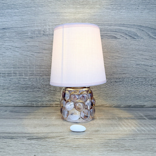 Lampada Led con Paralume Rosa AD Emozioni