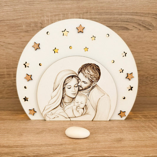 Lampada Tonda Sacra Famiglia Artèka