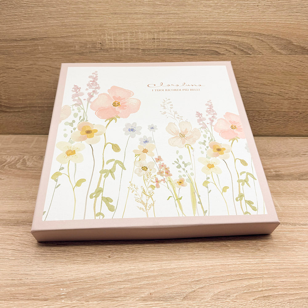 Vassoio Girevole Decoro Floreale Rosa Claraluna