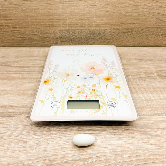 Bilancia Decoro Floreale Rosa Claraluna