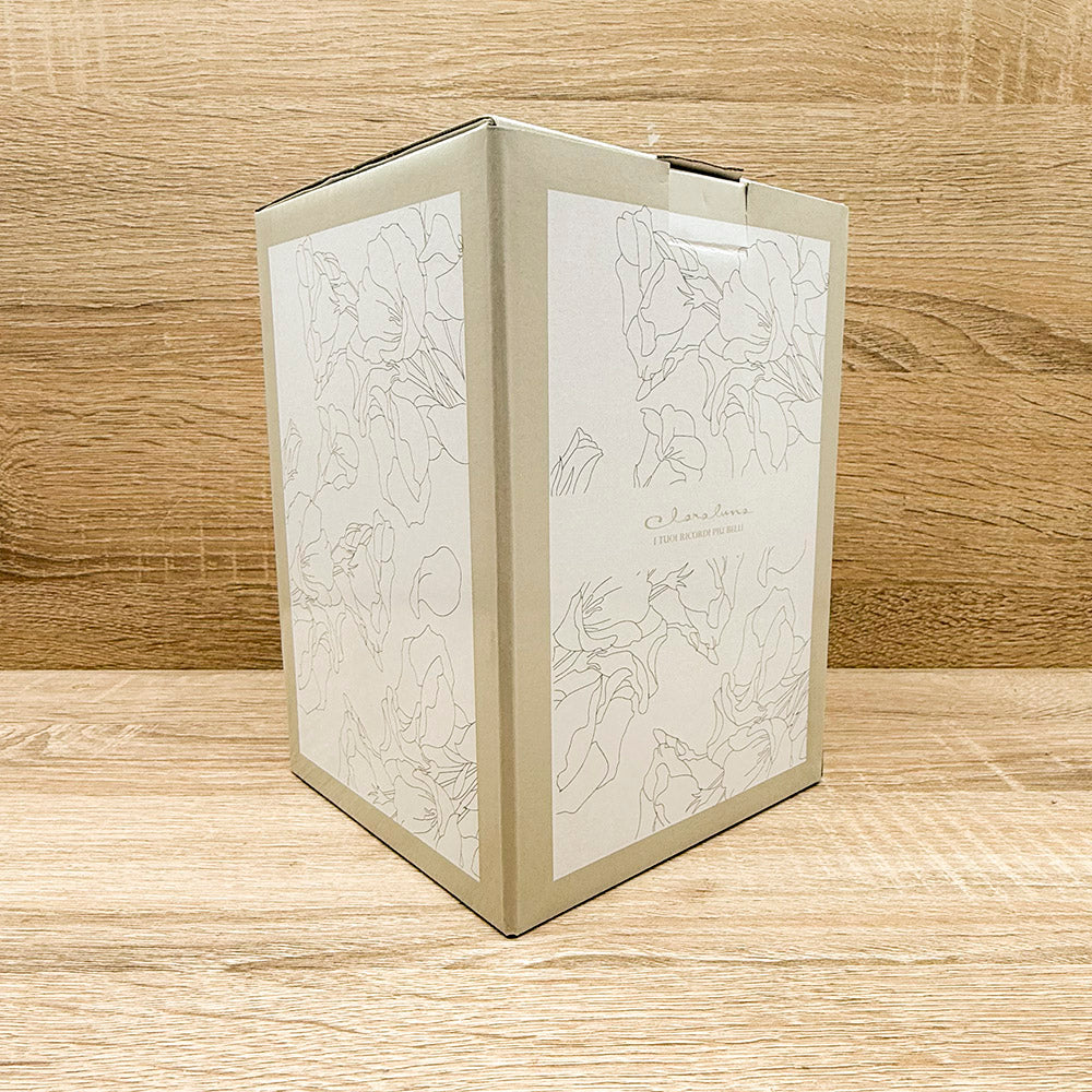 Lampada Piccola Plissettata Bianca Claraluna