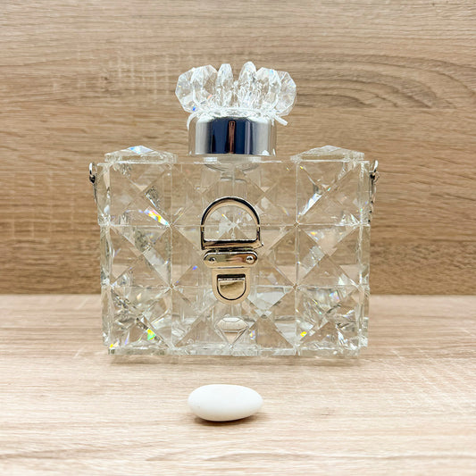 Borsetta Profumatore Elettrico in Cristallo Orchidea Bomboniere