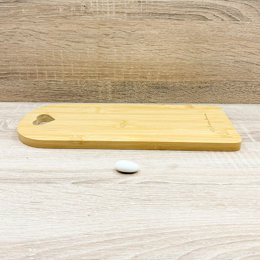 Tagliere Bamboo Grande con Coltellino Claraluna