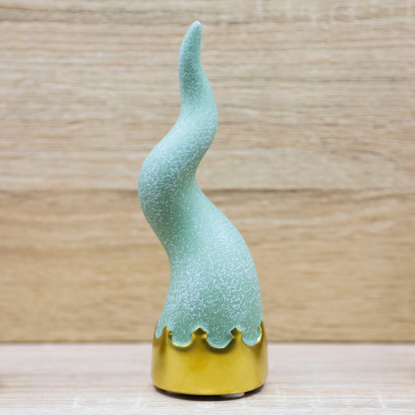 Corno Portafortuna Verde "Linea Gold" Encantada