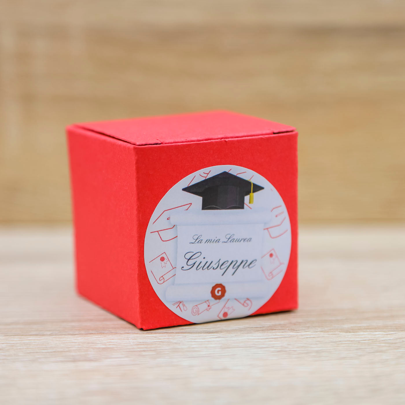 Scatolina Portaconfetti Laurea Personalizzata