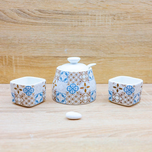 Set Tazzine con Zuccheriera Stile Vietrese