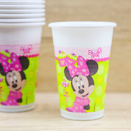 8 Bicchieri Minnie Walt Disney