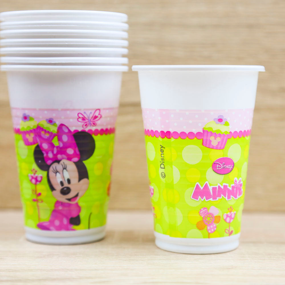 8 Bicchieri Minnie Walt Disney