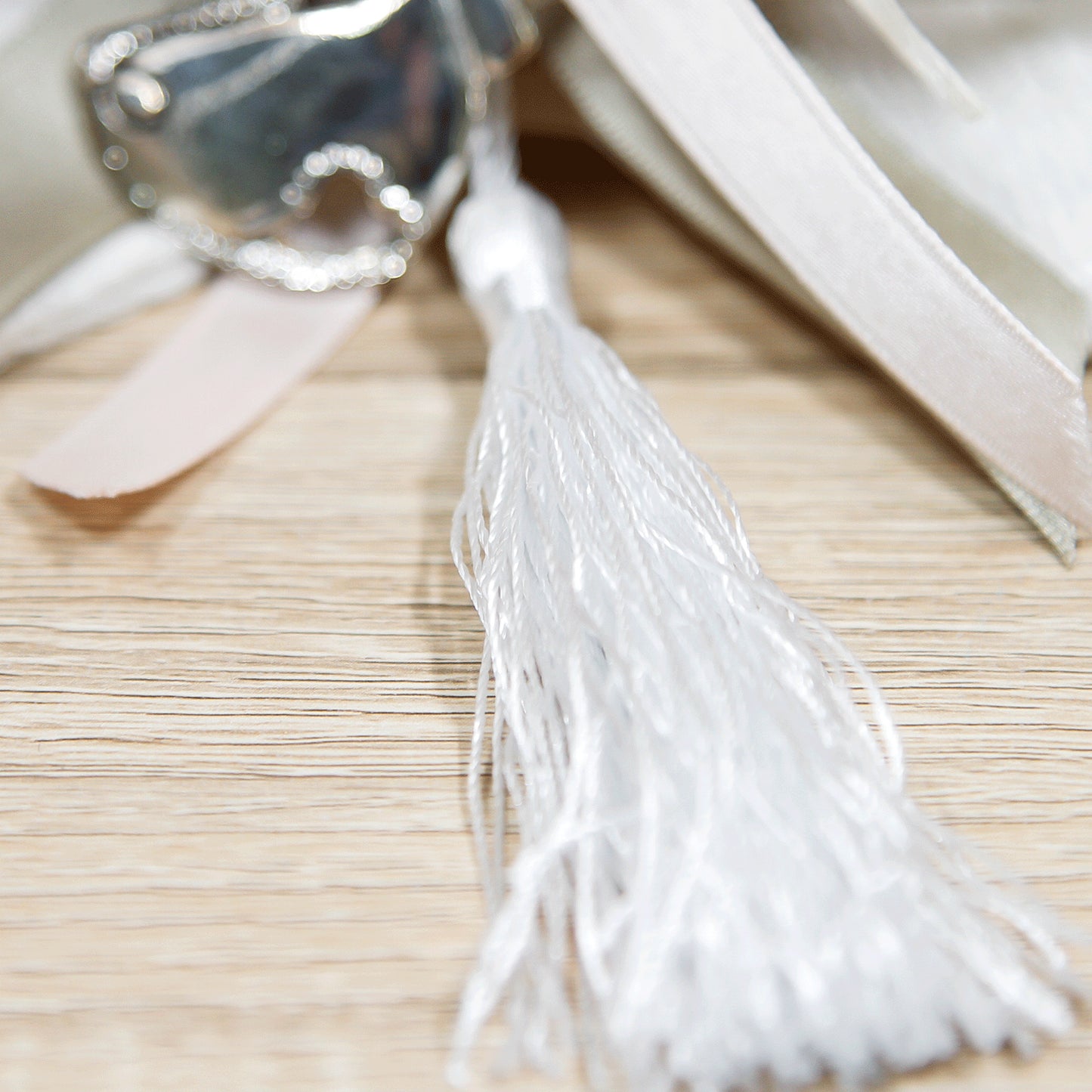 Sacchetto Fiocco da Appendere con Ciondolo Angelo