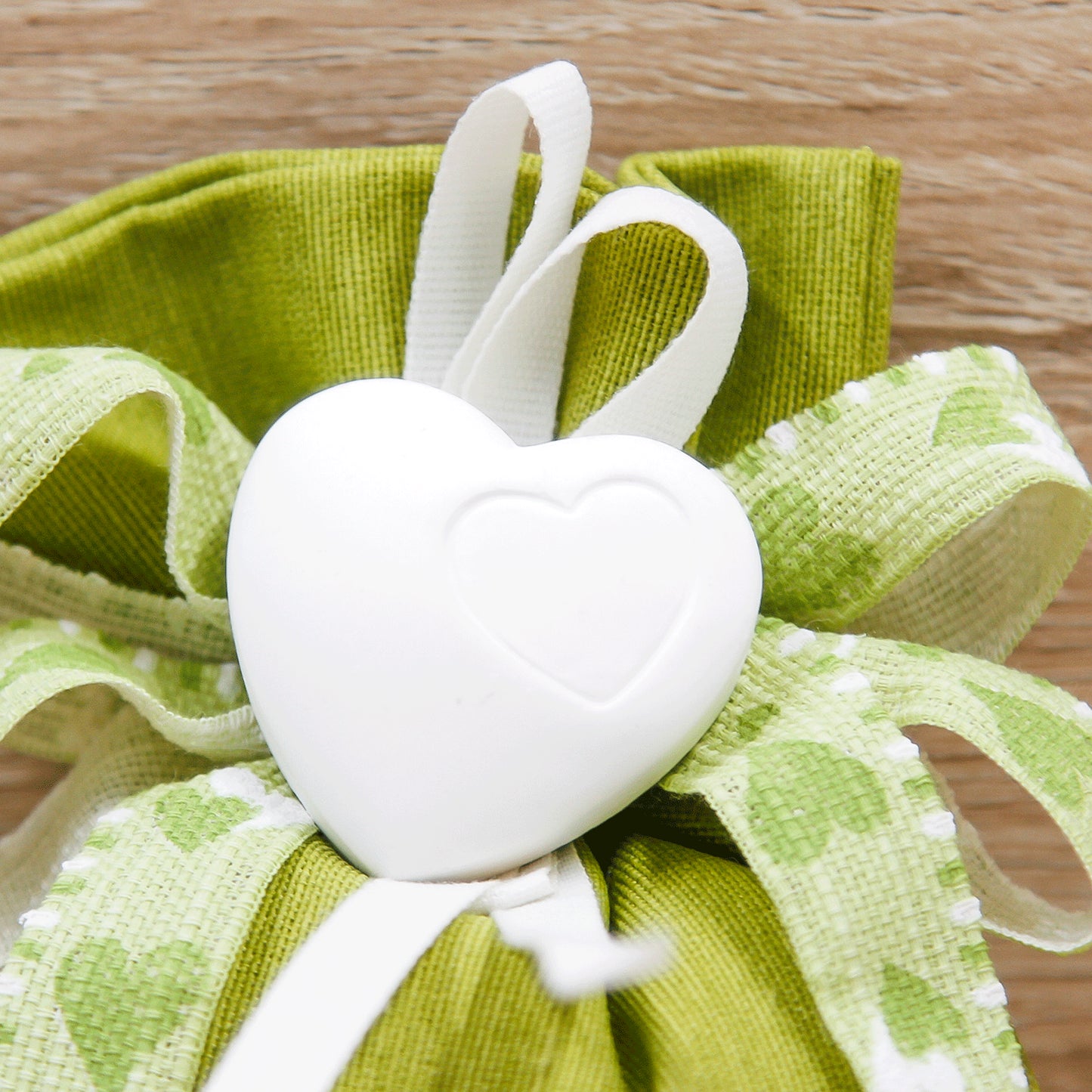 Sacchettino Verde con Cuore