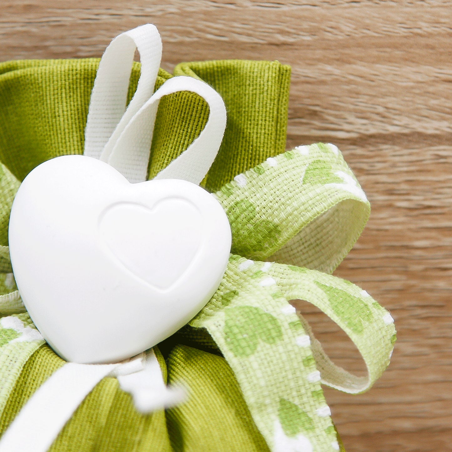 Sacchettino Verde con Cuore