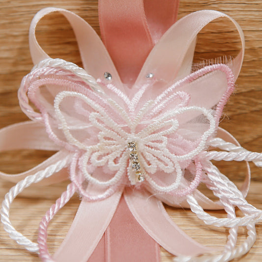 Segnaposto con Farfalla Rosa