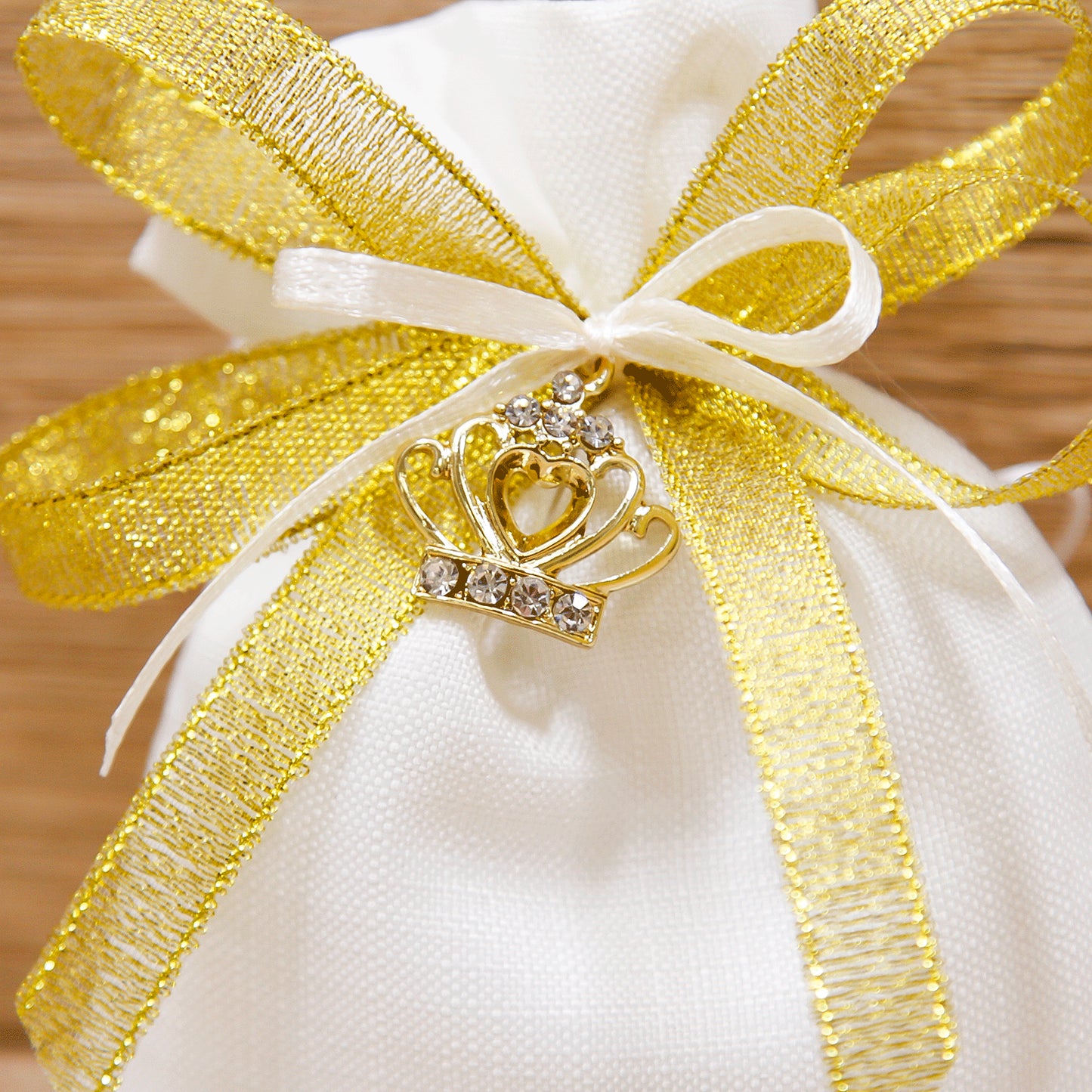 Sacchetto con Ciondolo Corona Argento