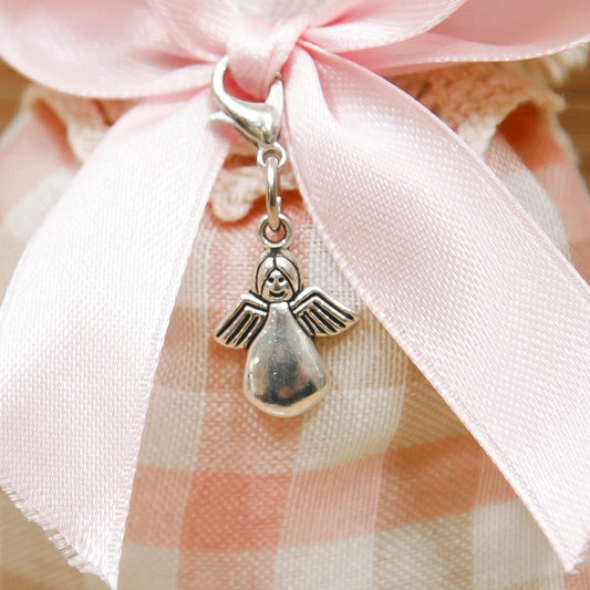 Sacchetto Quadri con Ciondolo Angelo