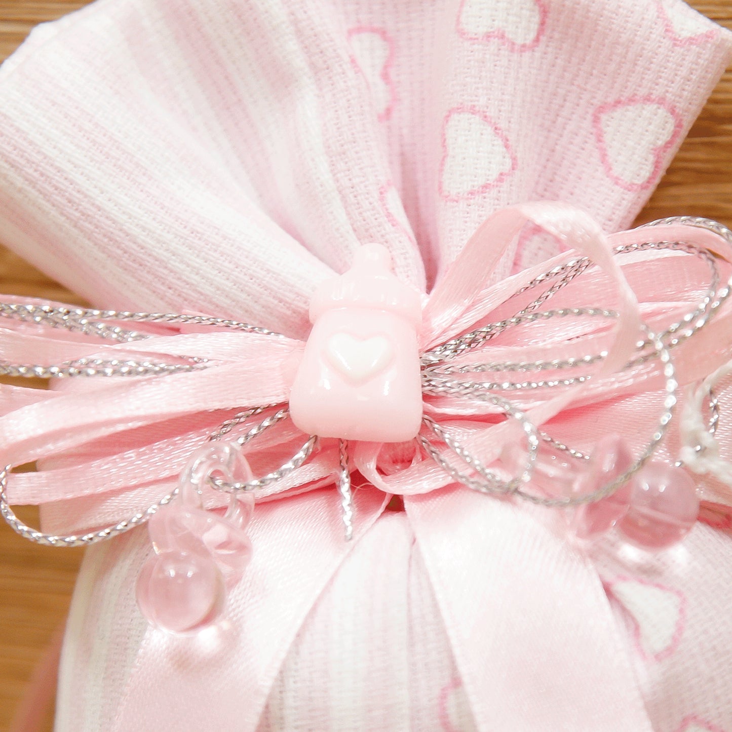 Sacchetto con Cuori e Ciuccio