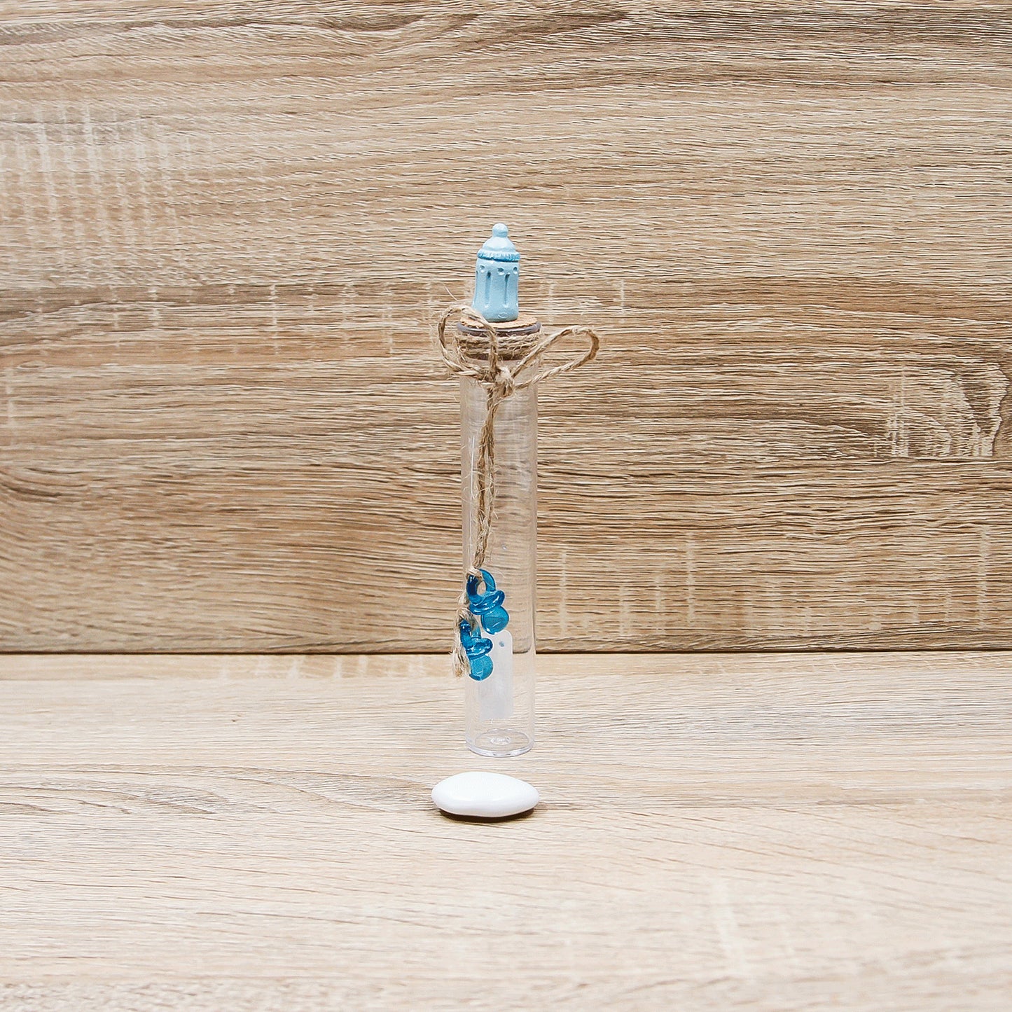 Portaconfetti con Biberon Celeste